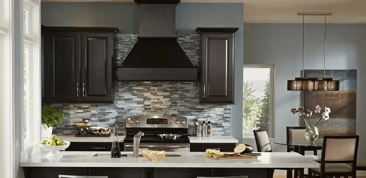 Kitchen cabinet painting and refinishing in a modern kitchen in Long Beach, CA